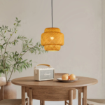 Suspension rotin salon lanterne – Image 6