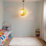 Suspension rotin enfant lune – Image 9