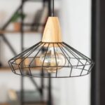 Suspension bois métal style industriel – Image 6