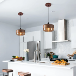 Suspension bois et verre – Image 2