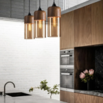 Suspension bois et verre – Image 3
