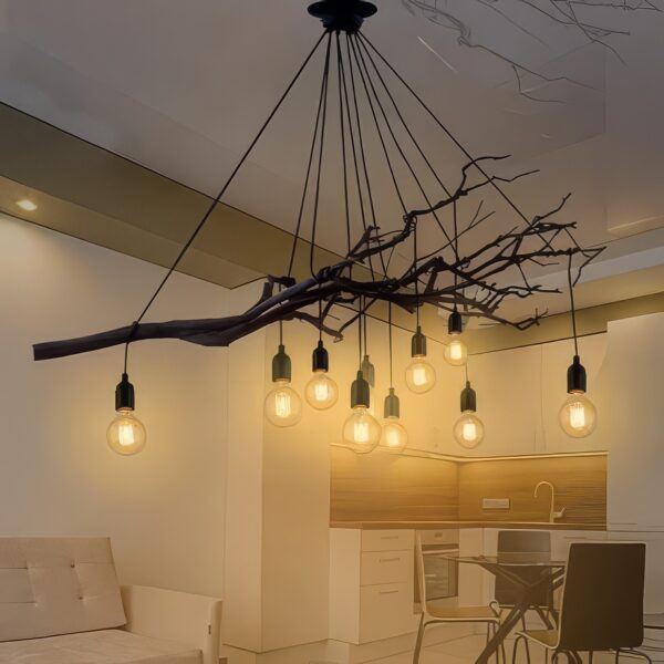 Suspension bois flotté déco branche