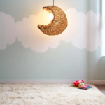 Suspension rotin enfant lune – Image 10