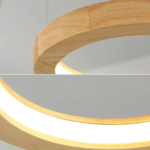 Suspension moderne bois led – Image 4