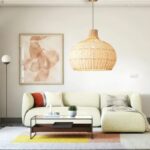 Suspension rotin blanc – Image 8