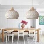 Suspension rotin blanc – Image 9