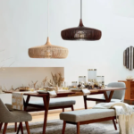 Suspension salon bois scandinave