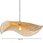 Suspension bambou 100 cm – Image 2