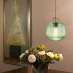 Suspension verre vert – Image 7