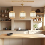 Suspension 3 lampes bambou – Image 3
