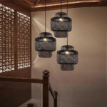 Suspension bambou noir – Image 4