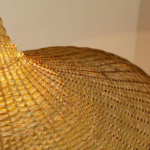 Suspension bambou chapeau tressé – Image 8