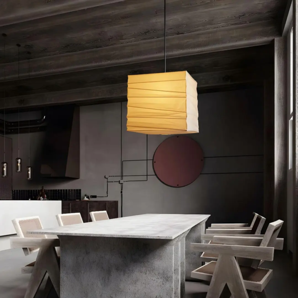 Suspension papier cube