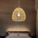 Suspension bambou chambre