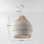 Suspension bambou blanc – Image 7