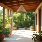 Grande suspension terre cuite – Image 2