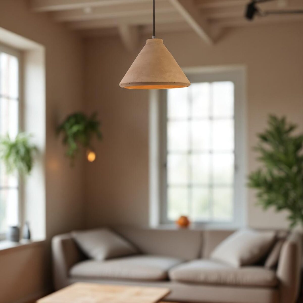 Grande suspension terre cuite – Image 10
