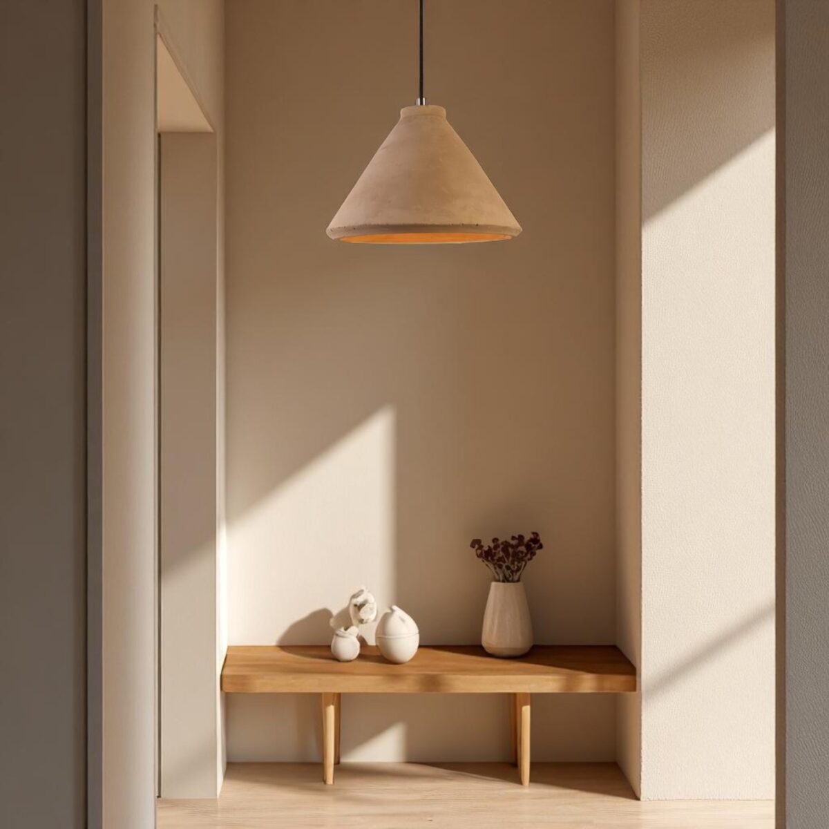 Grande suspension terre cuite – Image 7