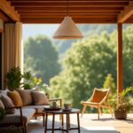 Grande suspension terre cuite – Image 3