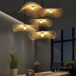 Lustre suspension bambou aérienne – Image 2