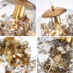 Suspension fleur boule en verre – Image 5