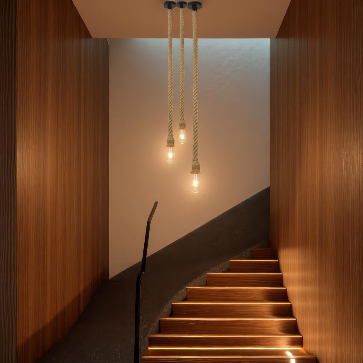 Suspension luminaire corde – Image 2