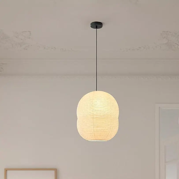 Suspension papier japonais design