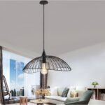 Suspension en metal filaire noir – Image 7