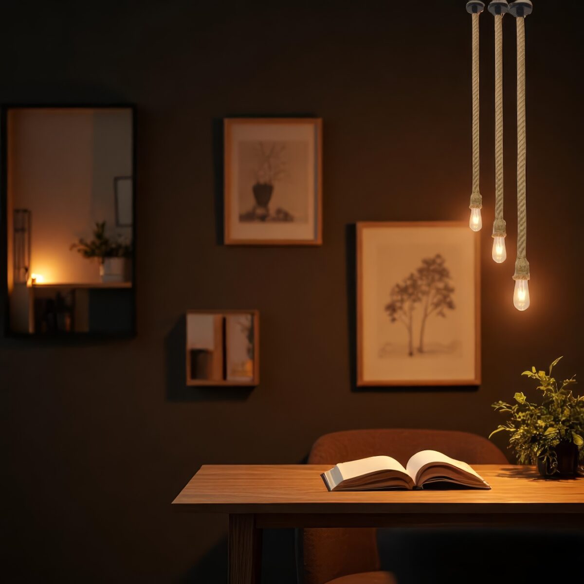 Suspension luminaire corde – Image 4