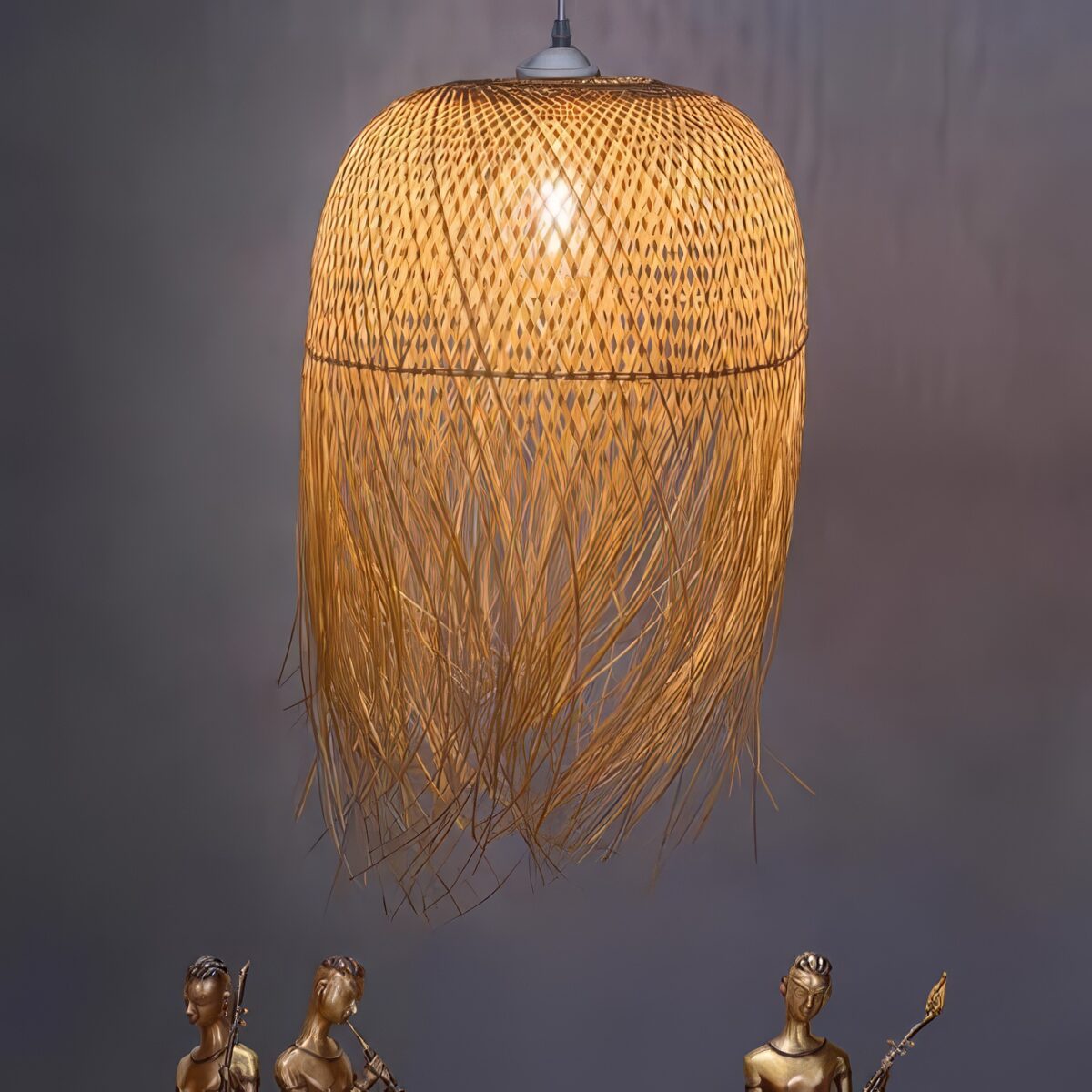 Suspension paille tressée – Image 4