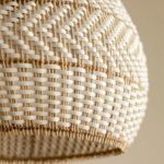 Suspension bambou blanc – Image 4