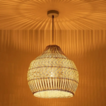 Suspension bambou blanc – Image 2