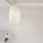 Suspension papier ovale