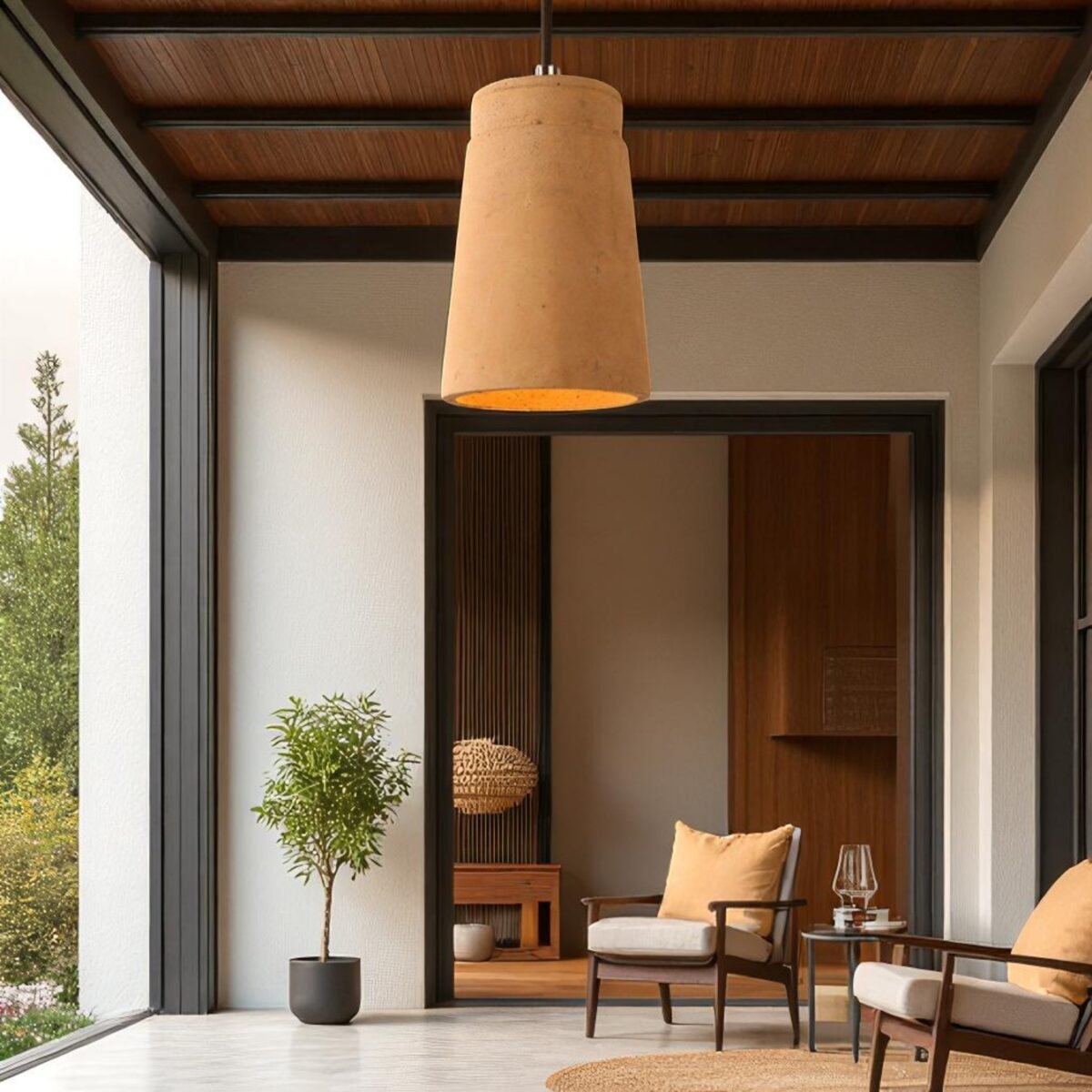 Pot suspension terre cuite – Image 4