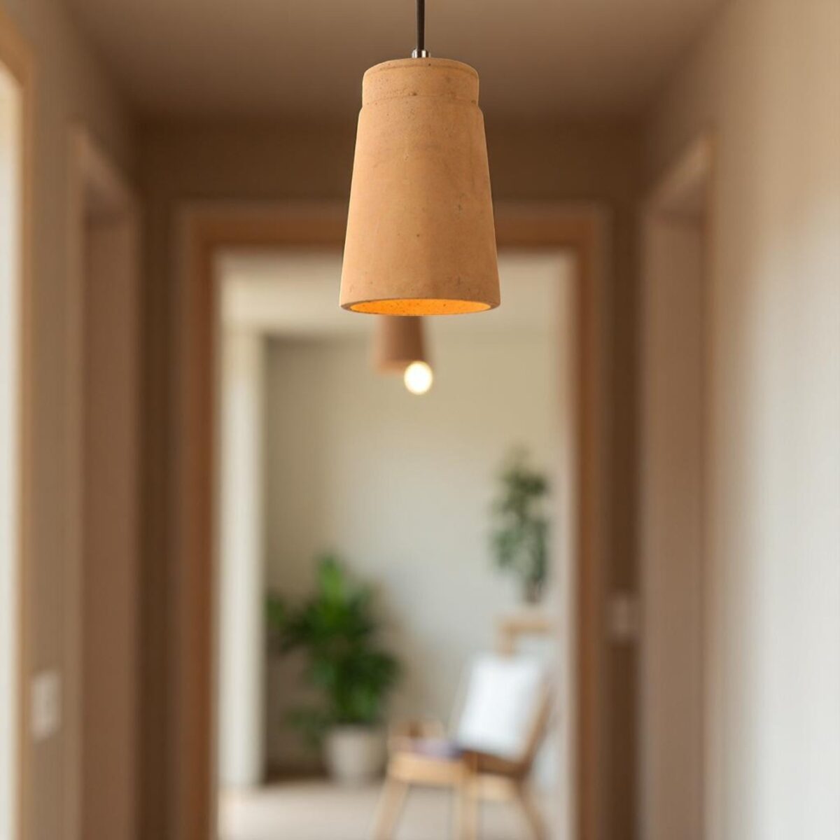 Pot suspension terre cuite – Image 3