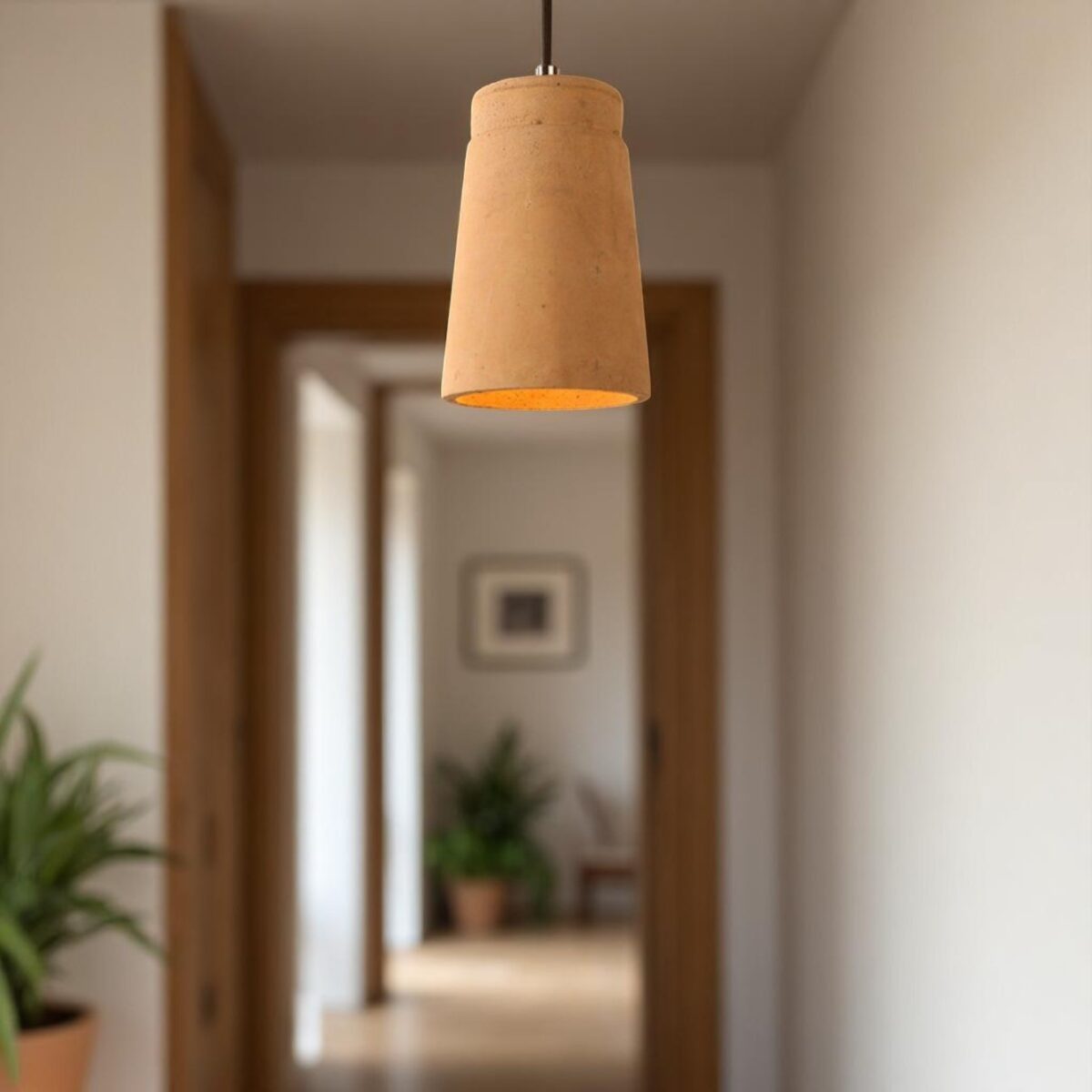 Pot suspension terre cuite – Image 2