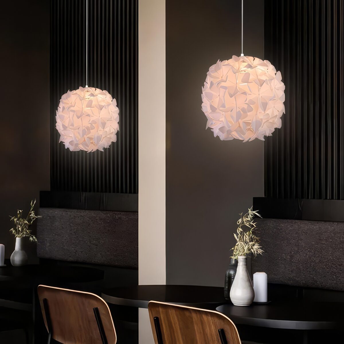 Suspension boule fleur – Image 3