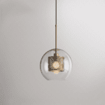 Suspension boule verre design – Image 7