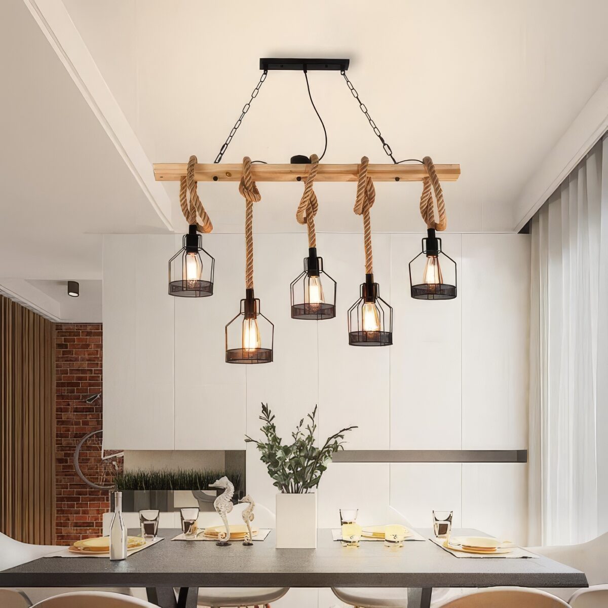 Suspension industrielle multiple corde – Image 1