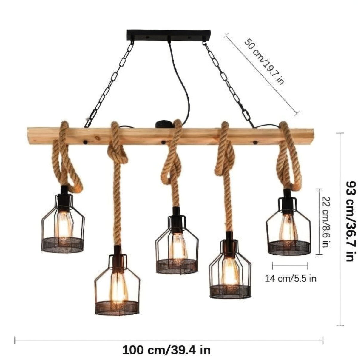 Suspension industrielle multiple corde – Image 7
