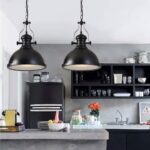 Suspension industrielle metal noir classique – Image 6