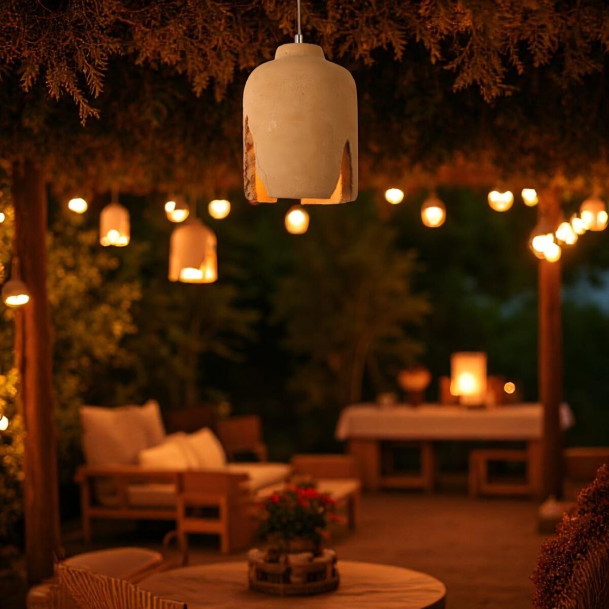 Suspension terre cuite design – Image 4
