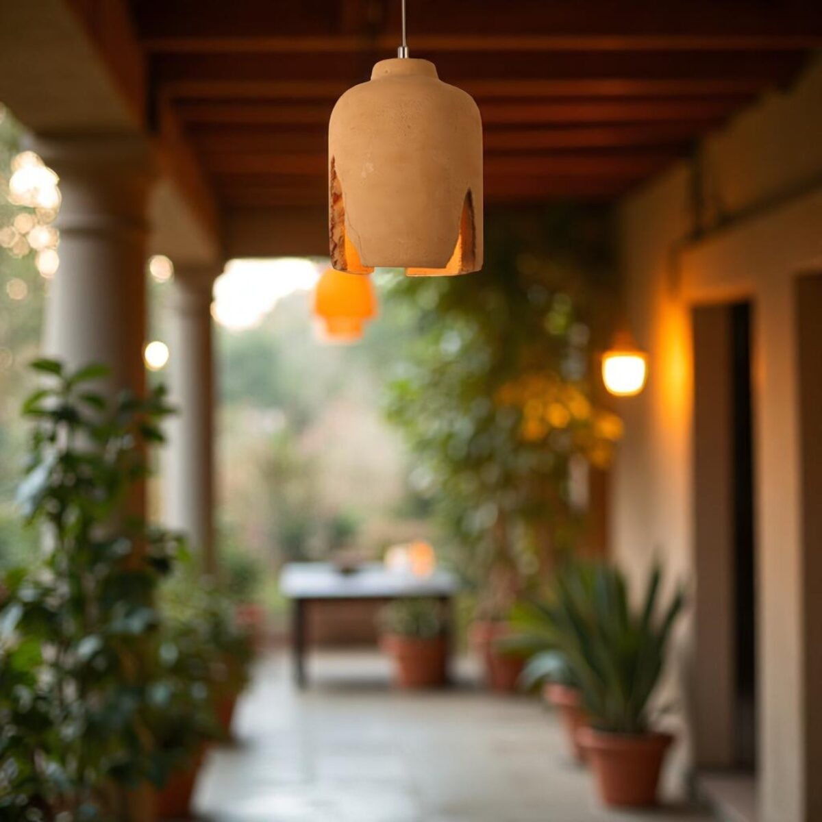 Suspension terre cuite design – Image 1
