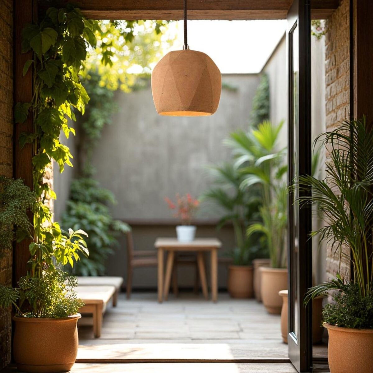 Suspension terre cuite terracotta – Image 1