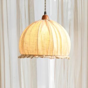 suspension tissu lin tombant 2
