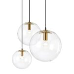 Suspension globe verre