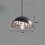 Suspension métal noir design – Image 6