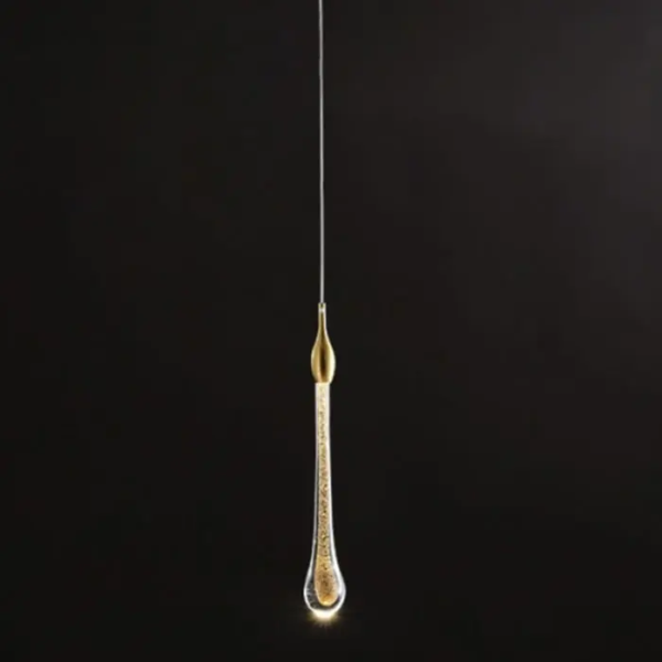 Suspension goutte d'eau verre
