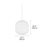 Suspension papier japonais design – Image 6