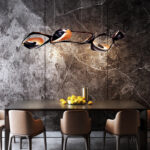 Suspension créateur design noir haut de gamme – Image 3